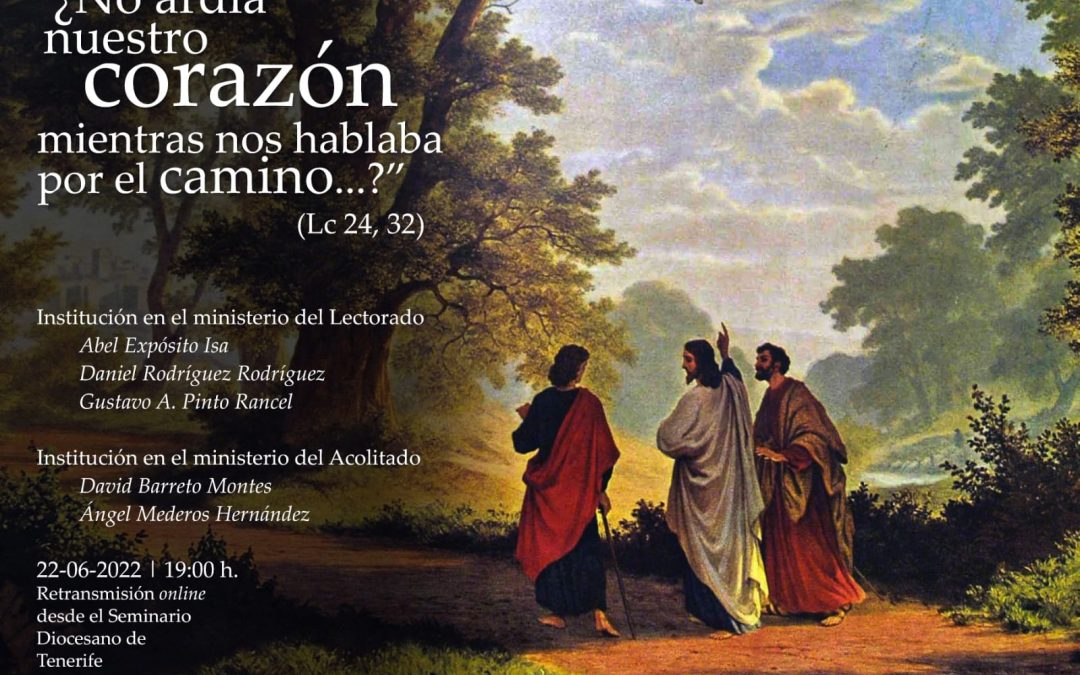 MINISTERIOS DE LECTOR Y ACÓLITO