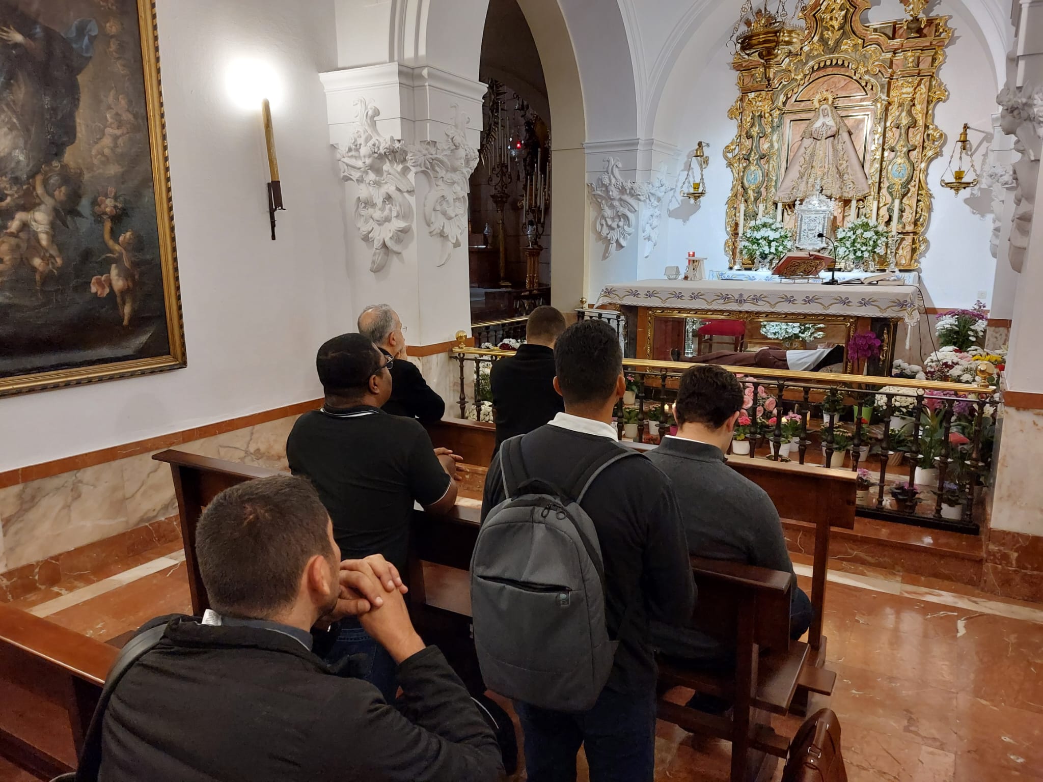 Capilla en la Casa General de las Hermanas de la Compañía de la Cruz.